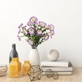 thumbnail image 4 of Artificial Morning Glory Flowers, Spring Faux Petunia Bouquet Colorful Decorative Greenery Fake Flower Arrangement for Home Garden Decor, 4 of 6