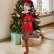 thumbnail image 1 of Disfraz de para niñas, disfraz de Navidad, conjunto de ropa para niños, vestido de y medias para fiesta, Halloween, Navidad, vestido festivo 140 a 150 cm Salvador  Disfraz de elfa para niñas, 1 of 10