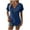 Blue ., variant on Summer Savings Clearance 2025! BOVXNPU Plus Size Womens Summer Tops,Short Sleeve Tops for Women,Women Fashion Summer Casual V-Neck Short Sleeves Solid Button Tshirt Blouse