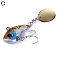 thumbnail image 1 of Rotating Tail VIB Lure Long Shot Vibration Bait Spinner Spoon Jigs Fishing Lures S3B7, 1 of 9