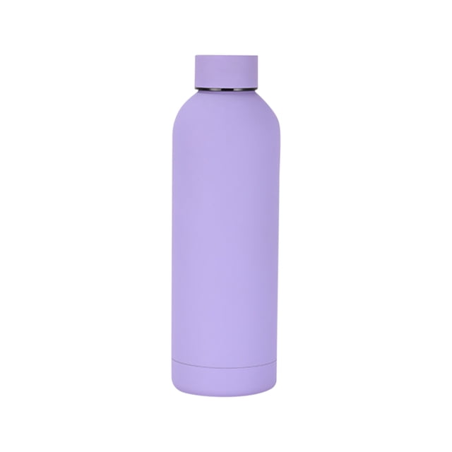 Clearance!Maojin Botella de agua portátil para deportes al aire libre, taza aislada de boca pequeña de acero inoxidable de 500ml