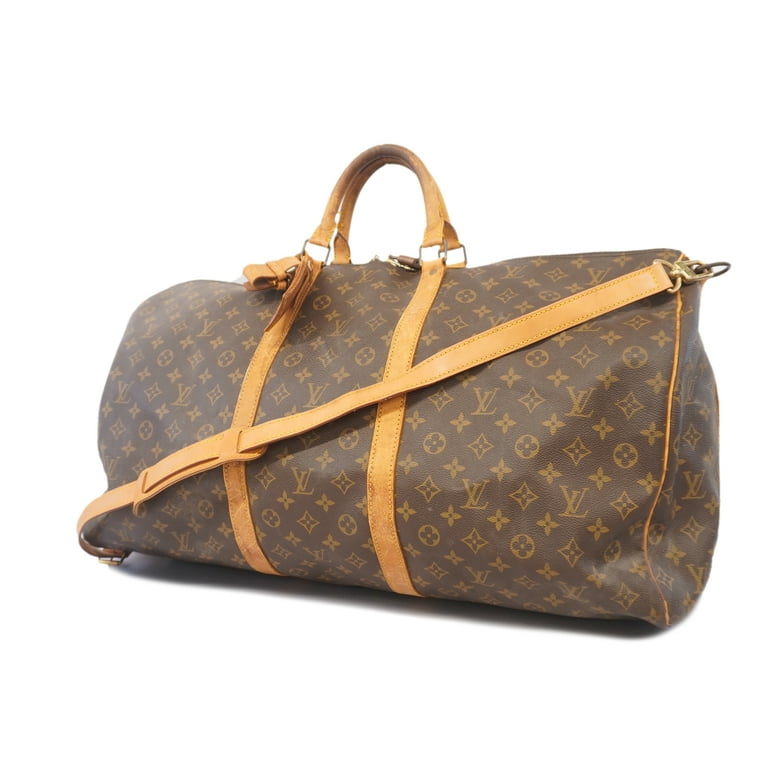 Used Auth Louis Vuitton Monogram Keepall Bandouliere 60 M41412 Men