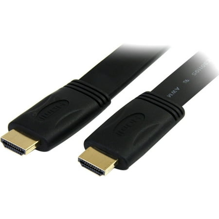 - StarTech.com 25' Flat High-Speed HDMI Cable with Ethernet, HDMI, M/M