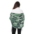 thumbnail image 4 of FORMRS Womens Scarf Winter Soft Long Big Warm Shawls Wrap Tassel Scarves, Forest Camouflage Pattern, 4 of 9