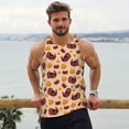 thumbnail image 6 of KLL Thanksgiving Turkey and Pumpkin Print Men's Muscle Gym Workout Stringer Tank Tops Bodybuilding Fitness T-Shirts Tank Tops Men-Medium, 6 of 7