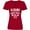 Red, variant on Inktastic Alabama Awesome Since 1819 Women's V-Neck T-Shirt