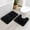 Black, variant on Moss Green Bathroom Rugs Set, 2 Piece Soft Absorbent Microfiber Bath Mat, Non-Slip Quick Dry Plush Shaggy Floor Rugs for Tub and Shower, 16x24 inches