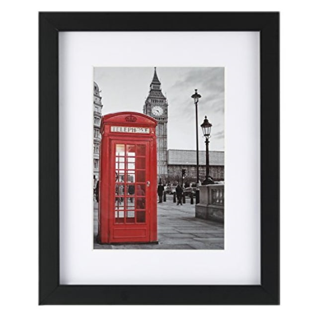 ONE WALL Tempered Glass 6x8 Picture Frame Set of 4 with Mats for 4x6 Photo Mounting Hardware Included Black Wood Frame for Wall and Tabletop ONE WALL Tempered Glass 6x8 Picture Frame Set of 4 with Mats for 4x6 Photo Mounting Hardware Included Black Wood Frame for Wall and Tabletop