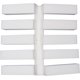 thumbnail image 2 of 12 Nail Buffer Blocks 120 Grit 4-Way White Buffing Blocks for Nails Nail Buffers Blocks White Block Nail Buffer Block for Gel Nails, 2 of 3