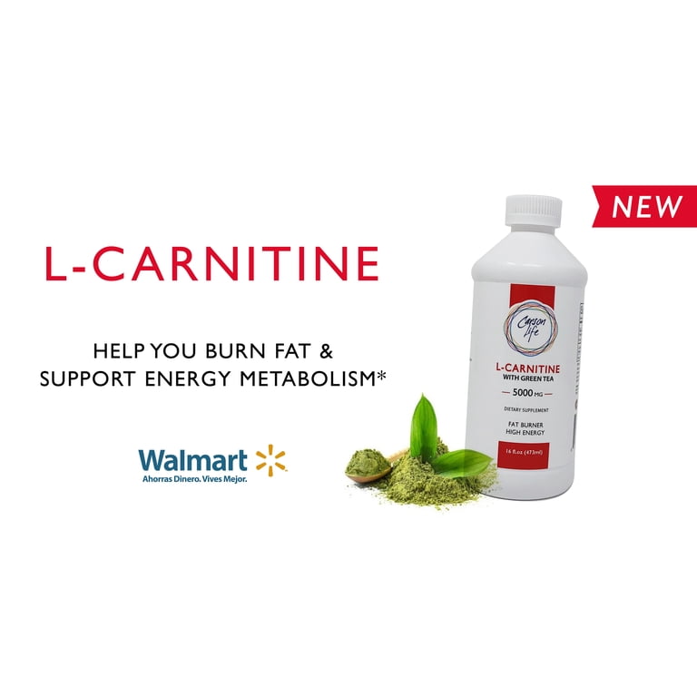 l-carnitine with green tea extract L-Carnitina, ¿Qué es? ¿Para qué sirve? main image 1