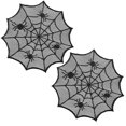 thumbnail image 1 of Posavasos Tela Araña Mantel Individual Manteles Fiesta Halloween Ahuecada, 1 of 9