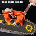thumbnail image 5 of Chain Sharpener Portable Hand Crank Chain Sharpener Set for Chainsaw Chain Sharpening Fast Accurate Guided Grinding System Wide Compatibility Aluminum Alloy , 1 Chain Grinder + 1 Grinding Head, 5 of 5