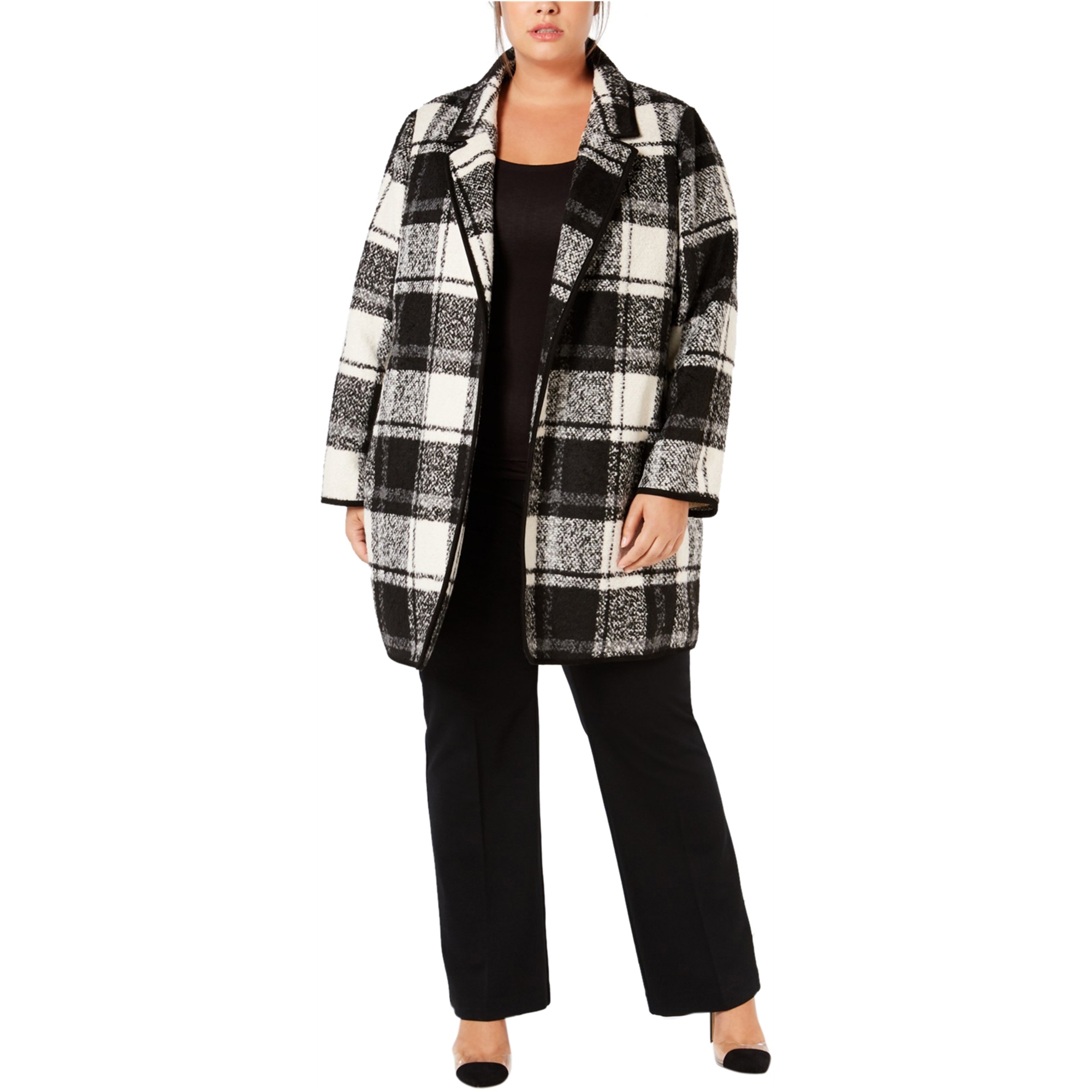 calvin klein women's white coat