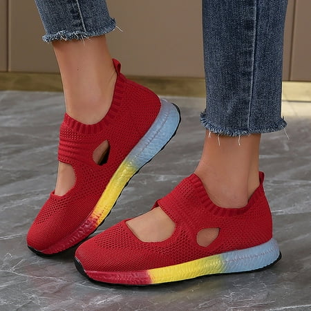 

Special Discounts for New Items HIMIWAY Casual Women s Loafers Classic Women s Loafers Red 40 US(8.5)