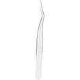 thumbnail image 2 of Eyelashes Tweezer False Lash Application Curved Stainless Steel Eyelash Extension Clip for Trimming Eyebrows and Handling Small Tasks, 2 of 7