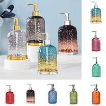 Nkmbld 500ml Soap Dispenser for Bathroom Refillable Plastic Empty Lotion Soap Dispenser Liquid Container for Hand Soap, Dish Soap, Lotion, Body Wash, Black