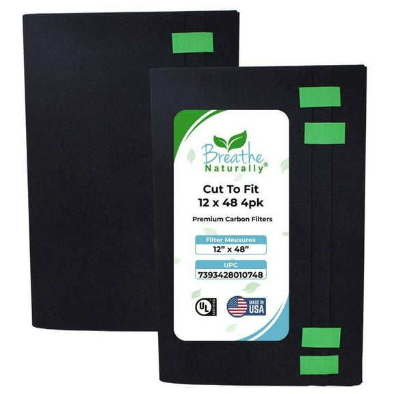 Cut to Fit Carbon Filters - 12x48 4pk