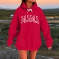 thumbnail image 2 of Wensltd Women's Printing Long Sleeve Hoodies Casual Tunic Pullover Sweatshirts with Pocket, 2 of 5