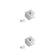 thumbnail image 2 of Injueey Soporte de pared antideslizante de 10 piezas - Dispositivo de elevación de asiento hermoso y práctico Asiento de elevación de Cuadrado(6-8)S 2piezas, 2 of 6