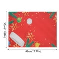 thumbnail image 2 of Christmas Placemats For Dining Table Christmas Holiday Rustic Retro Thanksgiving Washable Placemats, 2 of 6
