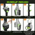 thumbnail image 3 of Vipuse Brushless 2-in-1 Cordless Pole Pruning Shear with 2 Batteries and Fast Charger, Electric Pruner Reaches Up To 16ft(1.2 Inch Cutting Diameter), 3 of 8