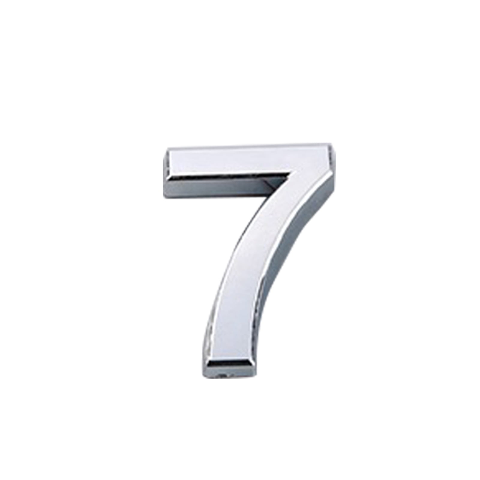 3D Mailbox Number, Silver Waterproof Self Adhesive 3D Number Stickers House  Room Door Number for Home Apartment Cabinet Table Mailbox Outdoor Indoor  Use - Walmart.com