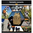 thumbnail image 3 of Mochila de 40 L para Exteriores, para Hombre, para Acampar, Viajar, Escalar, Táctica, para Hombro, para Pescar (A), 3 of 5