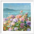 thumbnail image 2 of Art.com Beach Hydrangeas Art Print by Danhui Nai, White Frame Wall Art, 29" x 29", 2 of 5