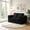 Black, variant on AUU 2-in-1 Folding Convertible Corduroy Sofa Bed, Modern Boneless Loveseat Sleeper Couch with 2 Pillows and Pull-Out Bed for Living Room