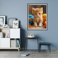 thumbnail image 7 of Diamond Art Kits for Adults - 5d Cute Ginger Kitten With Yarn Balls Diamond Painting for Adults, Diamond Art for Adults Beginners, Diamond Painting Kits for Adults for Home Wall Decor, 7 of 7