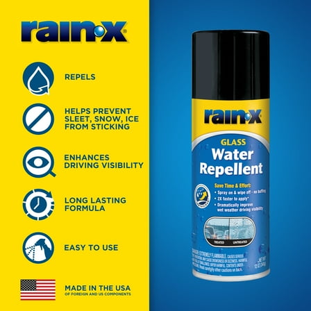 Rain-x Original Glass Water-Repellent Aerosol 12 oz. - 630168