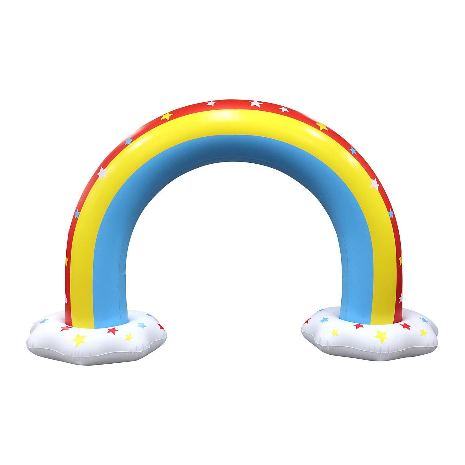 inflatable rainbow sprinkler walmart