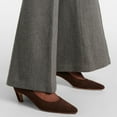 thumbnail image 2 of FSJ Women Comfortable Sturdy kitten Low Heels Pumps Slip On Almond Closed Toe Office Work Wedding Casual Dressy Shoes Size 15 Brown, 2 of 4
