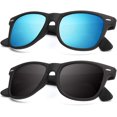 thumbnail image 1 of Polarized Sunglasses for Men and Women Semi-Rimless Frame Driving Sun glasses 100% UV Blocking, 1 of 6