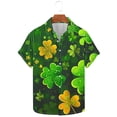 thumbnail image 2 of Men's Short Sleeve Printed Casual Shirt with Turndown Collar for Everyday Wear, 2 of 5