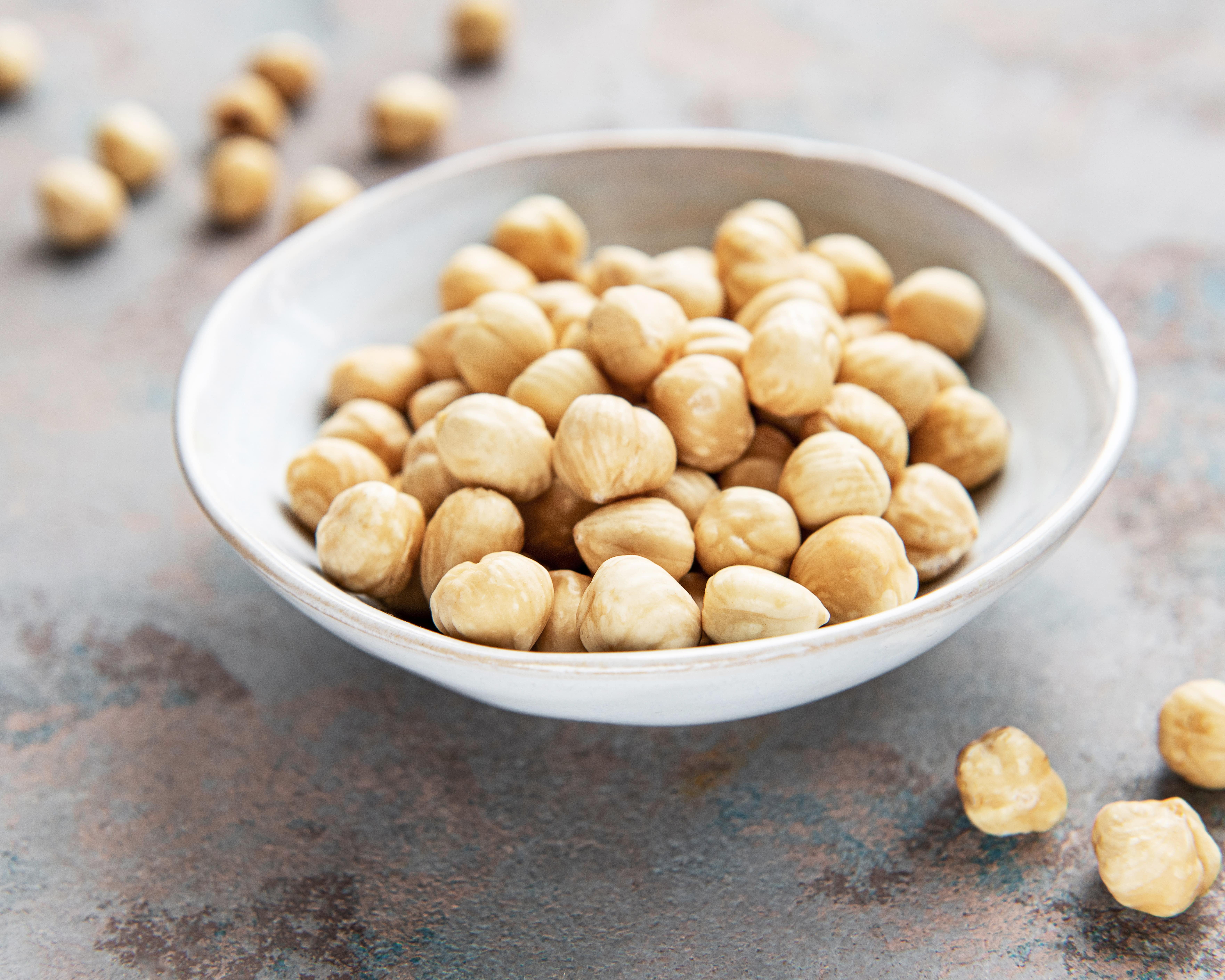 Organic Blanched Hazelnuts, 16 Pounds — Non-GMO, Vegan, Raw, Kosher— by Food to Live
