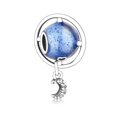 thumbnail image 1 of Pulsera Plata de Ley 925 Planeta Azul Love Moon Charm Sincero Electrónica, 1 of 4