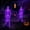 Purple, variant on Solar Skeleton Yard Stake Halloween Decorations Garden Light Bones Figurine | 3D Creepy LED lamp Waterproof Realistic ghosts for Outdoor Grave Lawn Patio House Party Fall Decor Gift(Purple,2PCS)