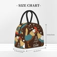 thumbnail image 3 of Haiem Rooster And Chicken Printed Lunch Bag Women, Lunch Box Lunch Bag for Women, Small Leakproof Cute Lunch Tote Large Capacity Reusable Insulated Cooler Lunch Container, 3 of 6