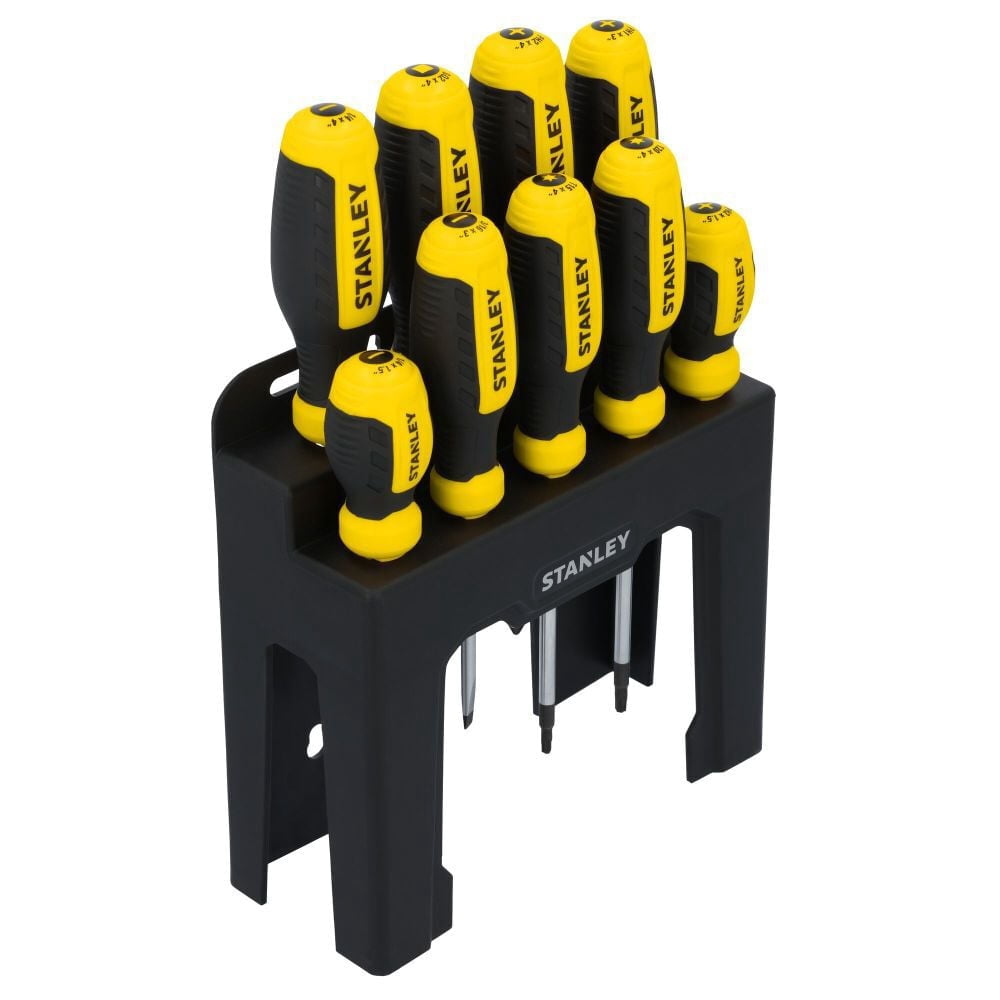 Stanley Screwdriver Set With Stand 9Pc