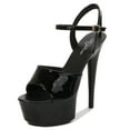 thumbnail image 1 of Bmisegm Sexy Slim High Heel Party Women Shoes High Heels Heels Fashion Shoes Sandals Women Summer Black 6.5, 1 of 6