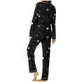 thumbnail image 5 of Hueook 2 Piece Sets for Women's Valentine's Day Printed Pajama Set for Daily Home Wear with Pocket Gray M, 5 of 7