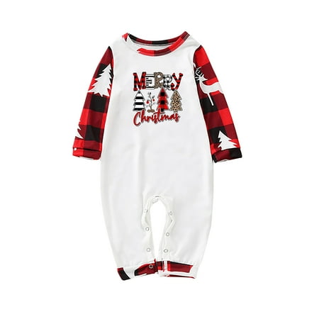 

Teen Girls Trendy Clothes Fashionable Christmas Print Family European And American Pajamas Parent-child Suit Baby