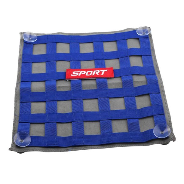 Parasol para ventana de coche, parasol para ventana de coche, red de cinta para coche Azul