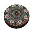 thumbnail image 2 of ZNDUO Geometric Lace Circle Pattern Spare Tire Cover, Universal Spare Tire Wheel Covers 14 inch, 2 of 8