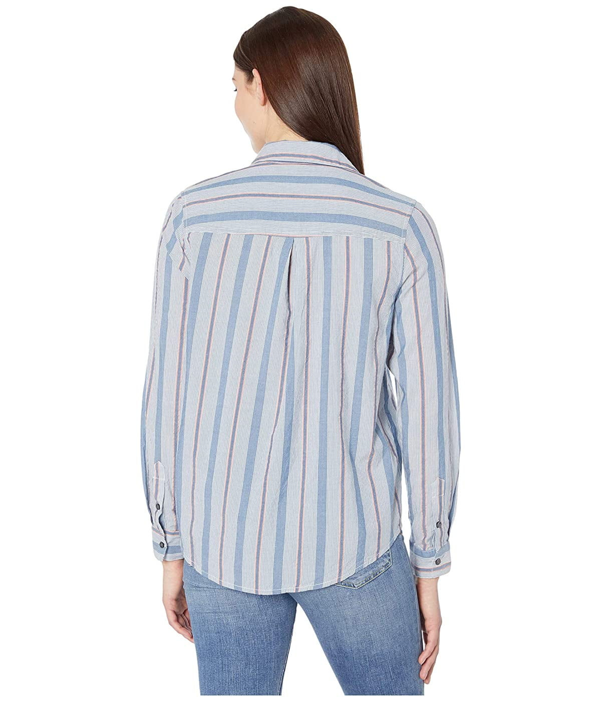 Lucky Brand Long Sleeve Button-Up Blue 