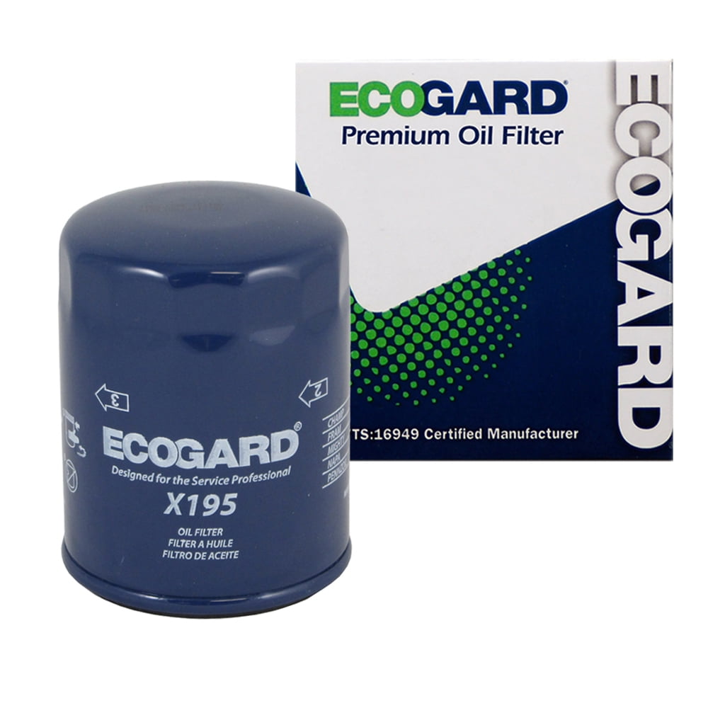 ECOGARD X195 Premium Spin-On Engine Oil Filter for Conventional Oil