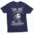 thumbnail image 5 of Men's US history Funny T-shirt Uh-oh george armstrong custer little bighorn Tee Shirt 4th of July Independence day Tee Shirt (4X-Large Military Green), 5 of 7