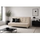 thumbnail image 1 of Sofá cama EL BAZAR STORE Zeus Beige 3 posiciones Moderno Abotonado, 1 of 5