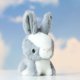 thumbnail image 4 of Colgante de conejo pequeño de dibujos animados, juguete de peluche de caramelo, muñeco de trapo de conejo blanco, muñeco pequeño, colgante de mochila escolar, 4 of 5